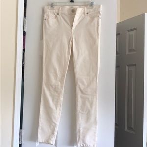 LOFT Outlet Skinny Corduroy Pant Off-White / 2P